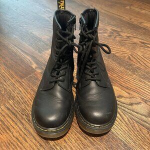 Dr Martens, Youth Combat Boots, Black 5M